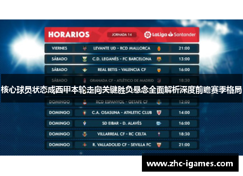 核心球员状态成西甲本轮走向关键胜负悬念全面解析深度前瞻赛季格局