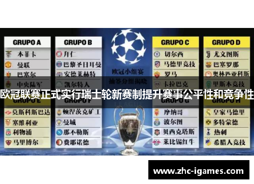 欧冠联赛正式实行瑞士轮新赛制提升赛事公平性和竞争性